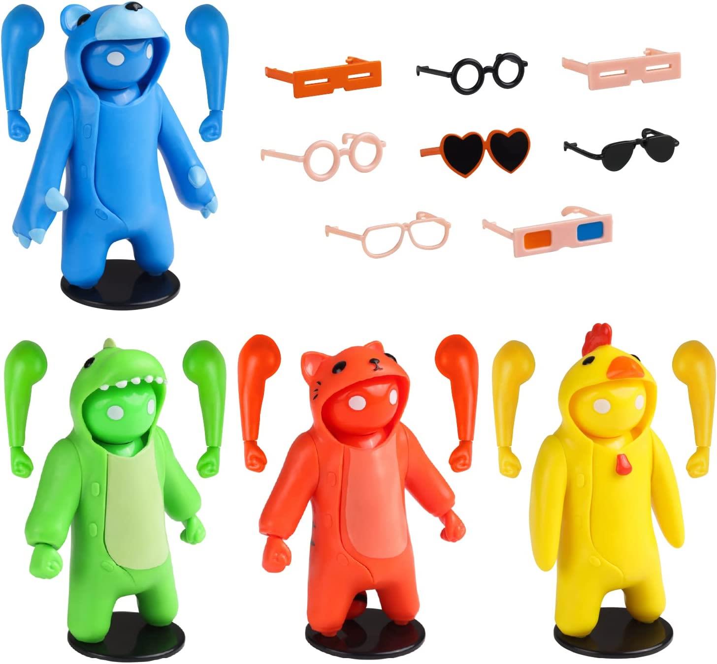 Foto 3 pulgar | Venta Internacional-Figuras Gang Beast Set 4 Pack