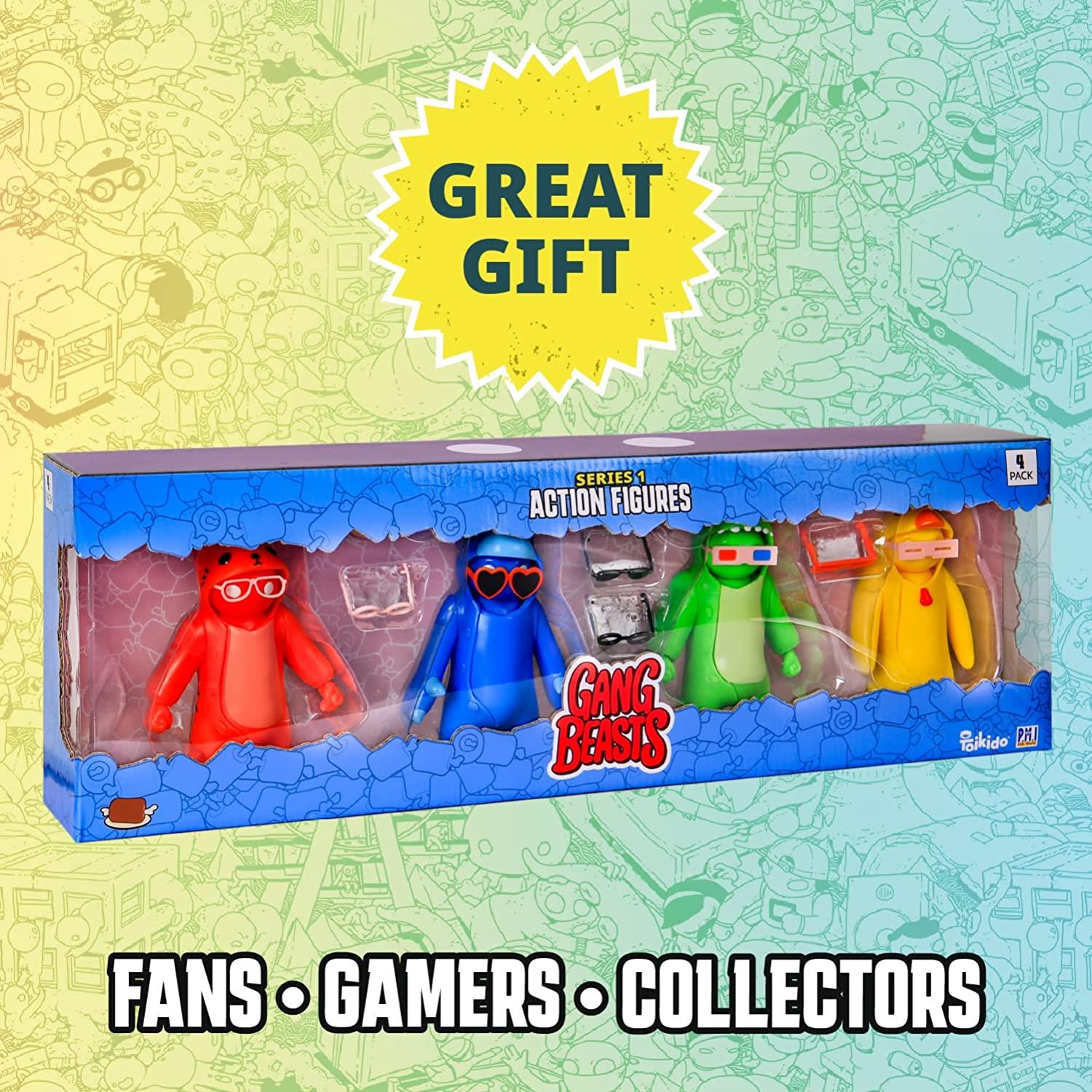 Foto 6 pulgar | Venta Internacional-Figuras Gang Beast Set 4 Pack