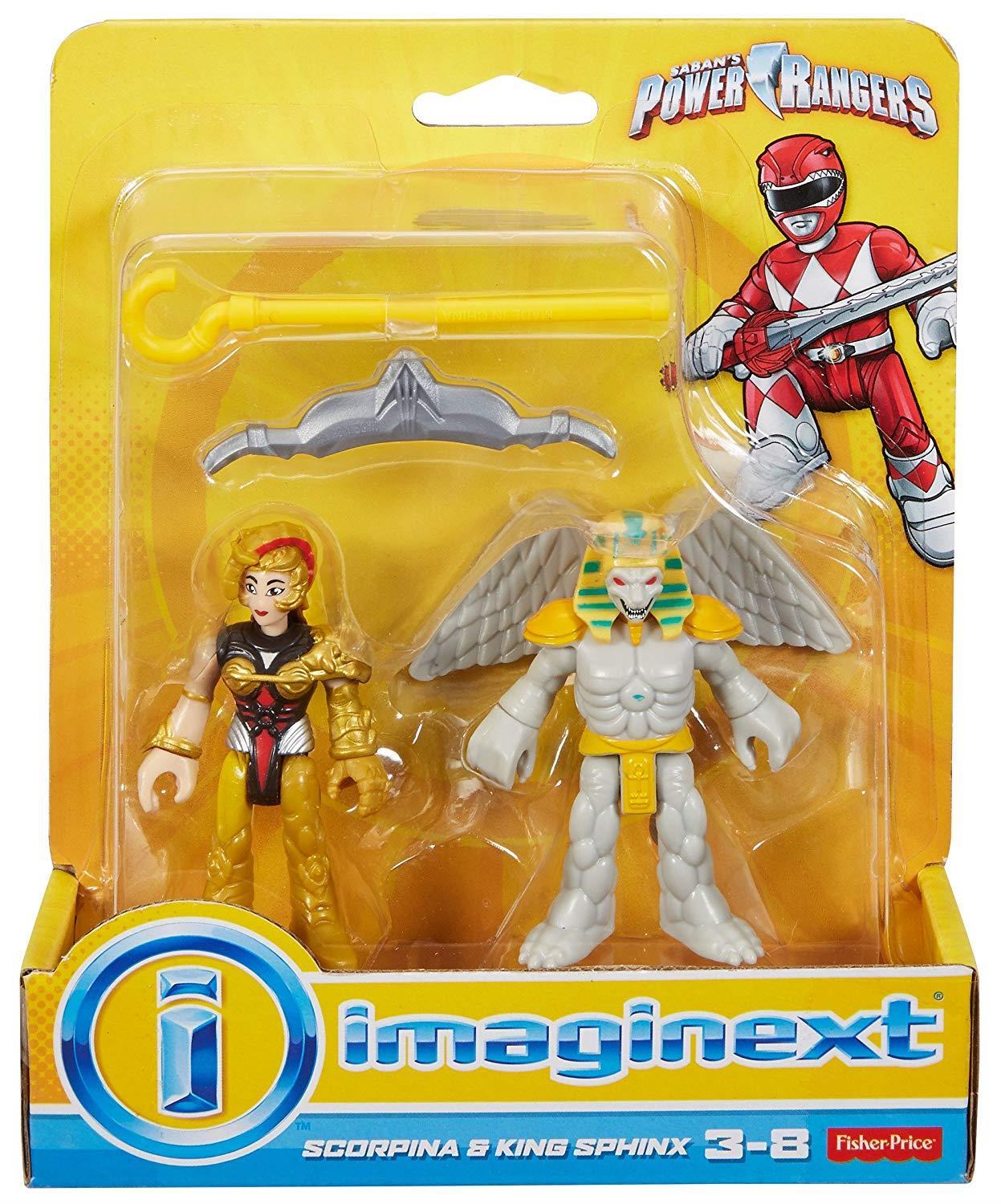 Foto 3 pulgar | Venta Internacional-figuras Imaginext Rey Esfinge Y Escorpina Mighty Morphin