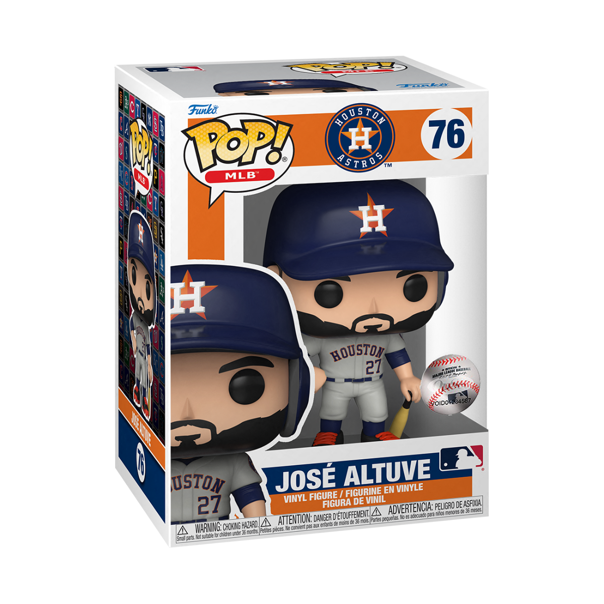Funko Pop! MLB Astros José Altuve (Uniforme Visitante)