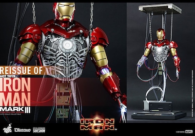 Foto 5 | Figura Hot Toys Iron Man Mark III Construction Versión Marvel Escala 1:6