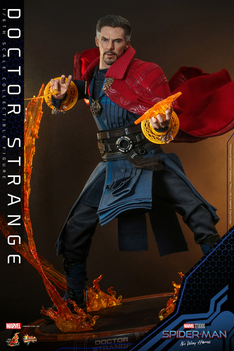 Foto 7 pulgar | Figura Hot Toys Doctor Strange Spider-Man No Way Home Escala 1:6