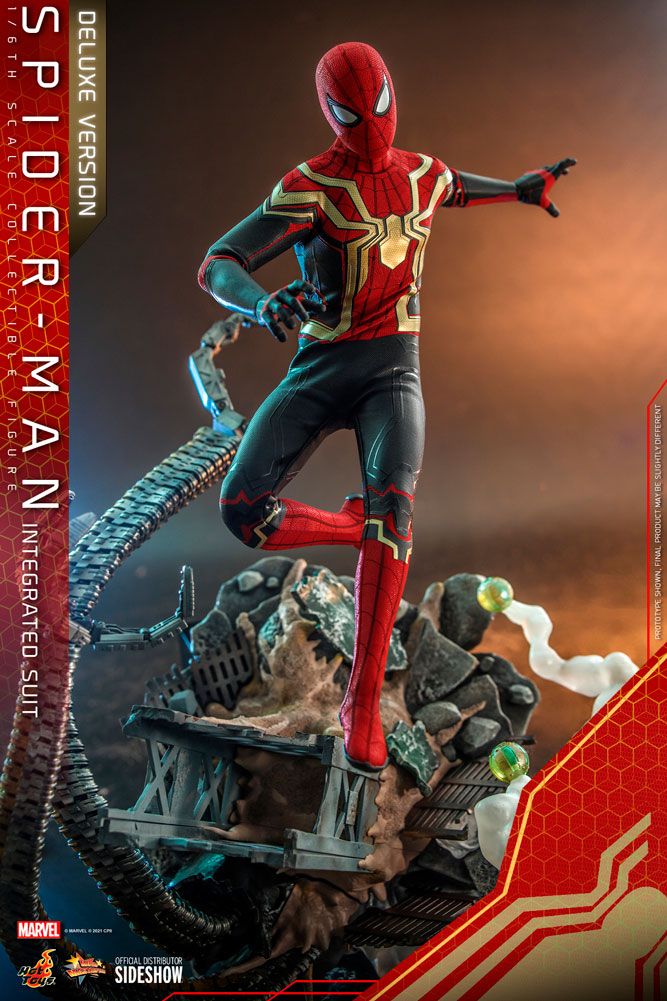 Foto 6 pulgar | Figura Hot Toys Spider-Man No Way Home Integrated Suit Deluxe Escala 1:6