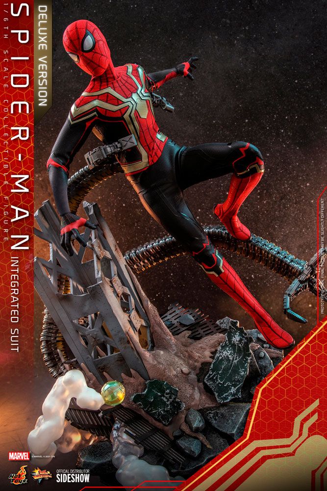 Foto 7 pulgar | Figura Hot Toys Spider-Man No Way Home Integrated Suit Deluxe Escala 1:6