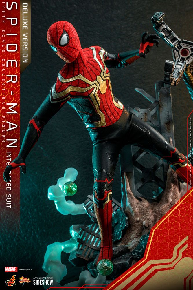 Foto 8 pulgar | Figura Hot Toys Spider-Man No Way Home Integrated Suit Deluxe Escala 1:6