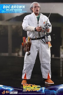 Foto 3 | Figura Hot Toys Doc Brown Deluxe Versión Volver al Futuro