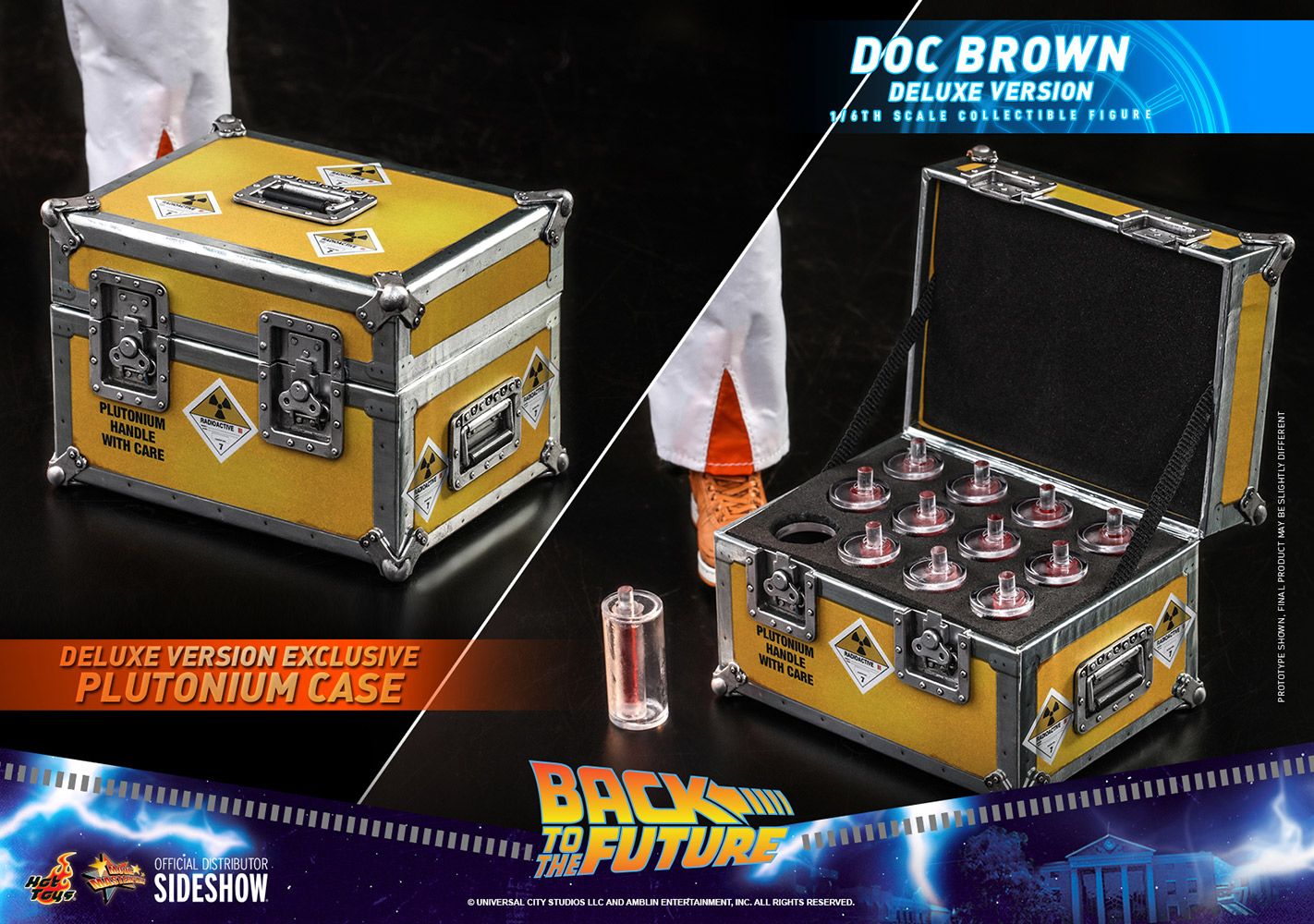 Foto 5 | Figura Hot Toys Doc Brown Deluxe Versión Volver al Futuro