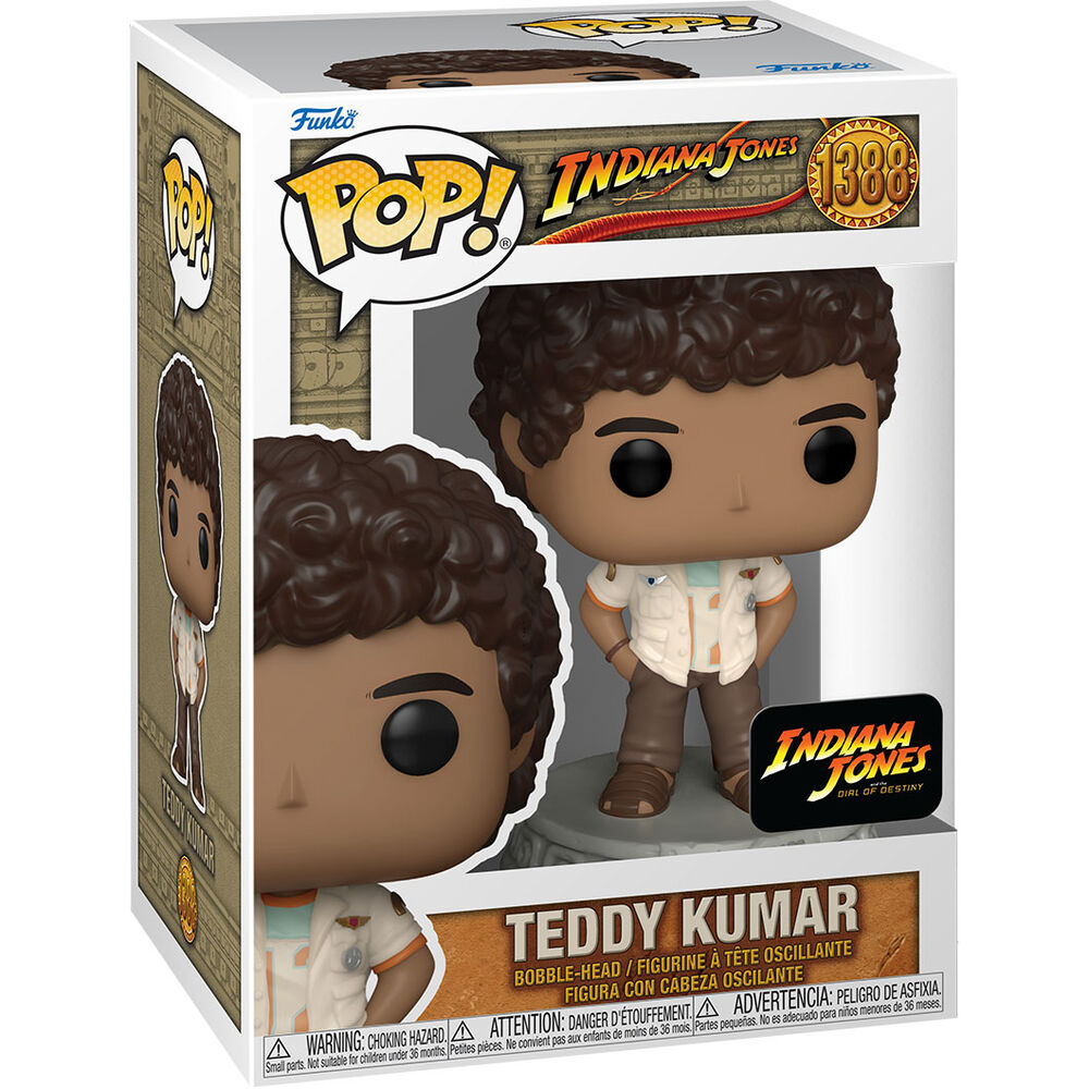 Figura Coleccionable Funko Pop! Indiana Jones Teddy Kumar