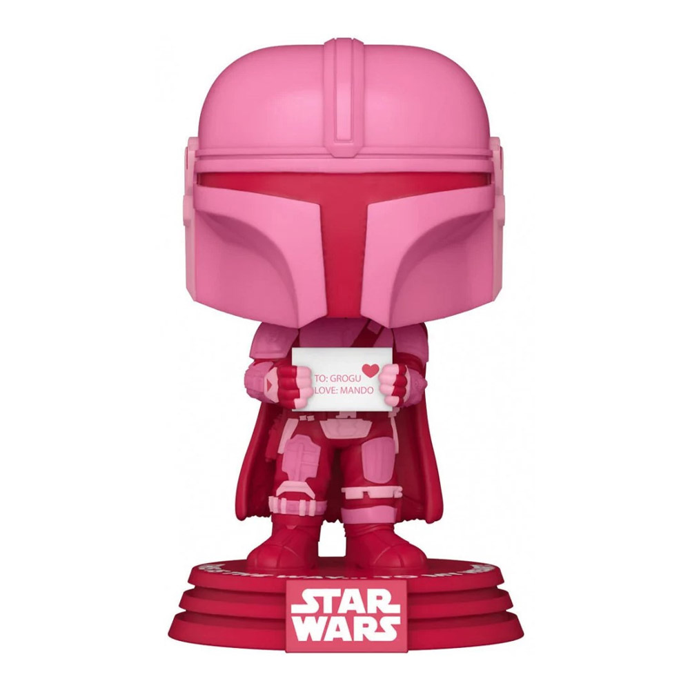 Foto 3 pulgar | Figura Coleccionable Funko Pop! Star Wars Valentines The Mandalorian