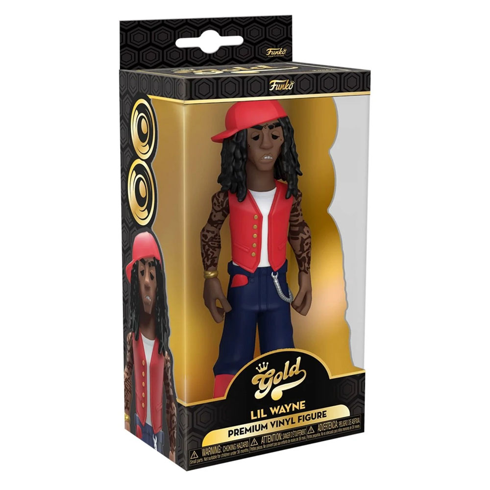 Foto 2 pulgar | Figura Coleccionable Funko Gold 6'' Lil Wayne