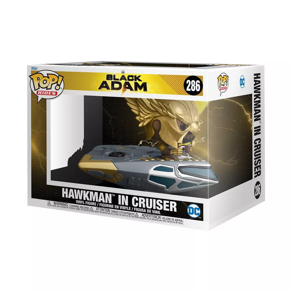 Figura Coleccionable Funko Pop! Ride Dc Black Adam: Hawkman En Cruiser