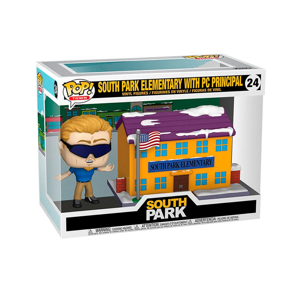 Foto 2 pulgar | Figura Coleccionable Funko Pop! Town South Park: South Park Elementary With Pc Principal