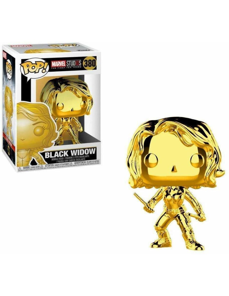 Foto 2 pulgar | Funko Pop Black Widow (gold) (marvel Studios)