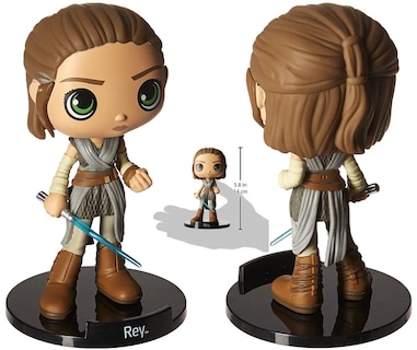Foto 3 | Figura Coleccionable Funko Wobblers Star Wars The Last Jedi Rey