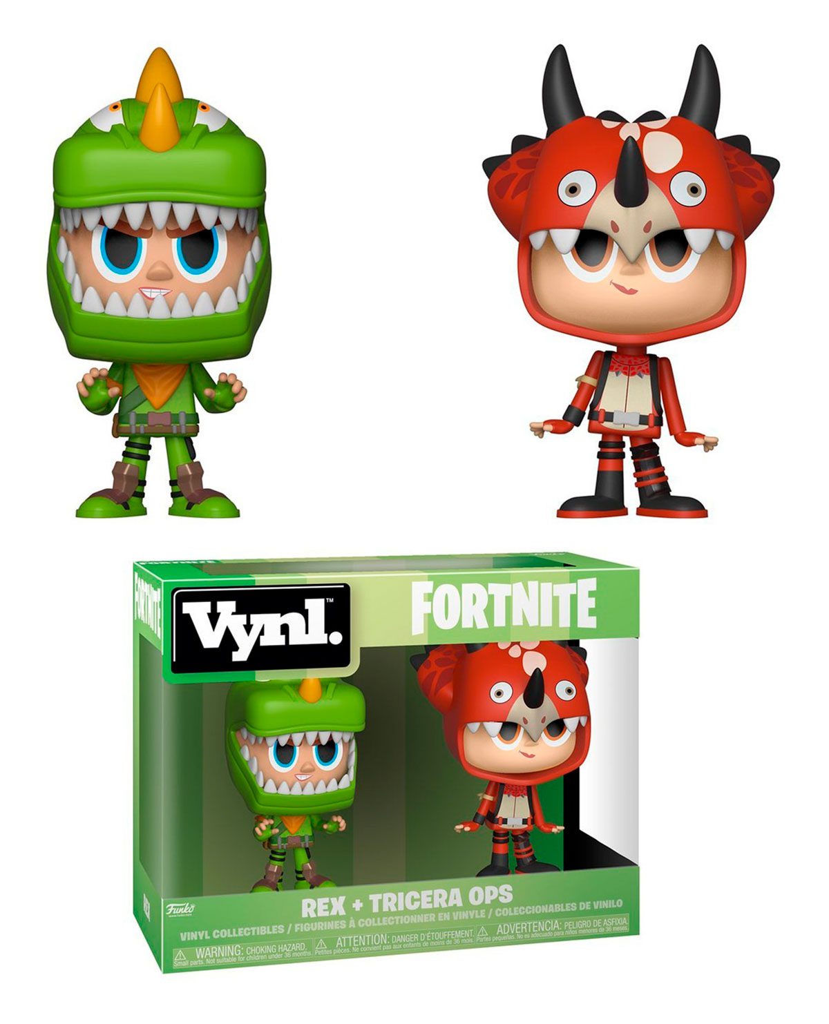 Figura Coleccionable Funko Vynl Fortnite Rex And Tricera Ops