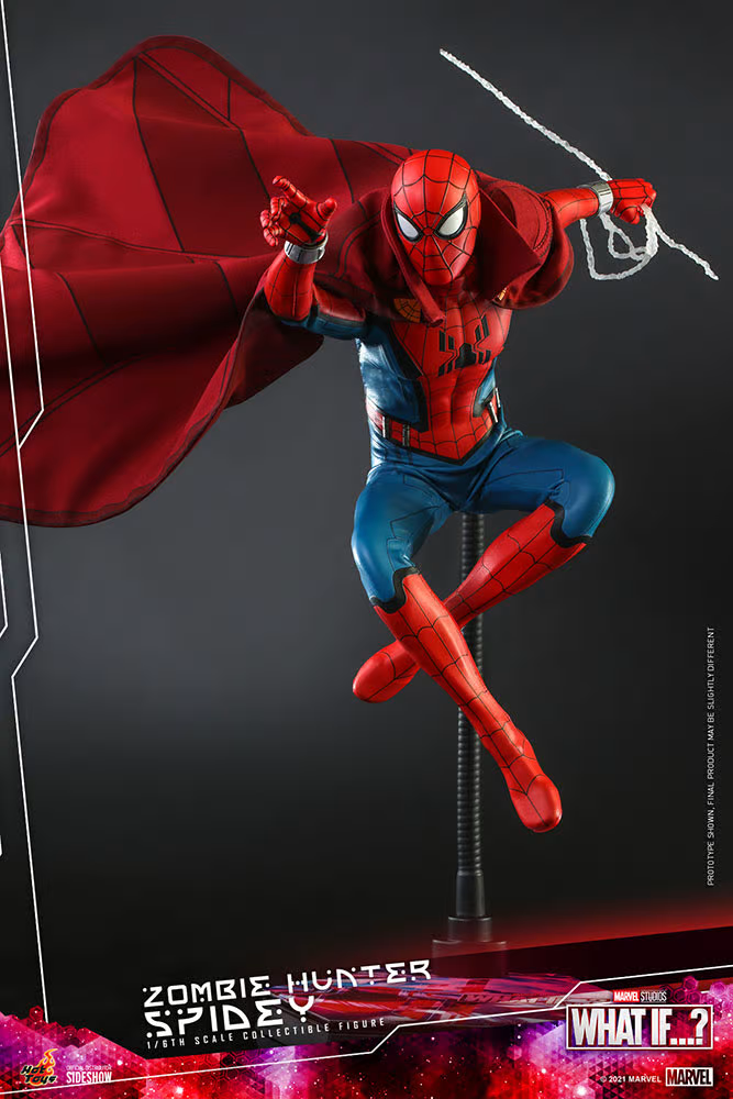 Foto 6 pulgar | Zombie Hunter Spidey - What If…? Marvel Por Hot Toys