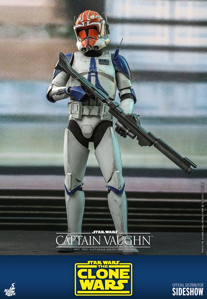 Foto 3 pulgar | Figura Hot Toys 1/6 De Escala Star Wars The Clone Wars: Captain Vaughn