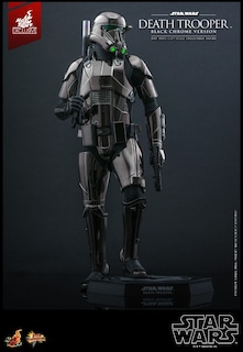 Foto 2 | Figura Hot Toys 1:6 De Escala Star Wars Death Trooper (black Chrome)''exclusive''