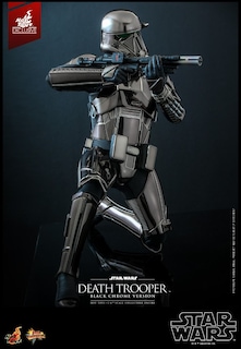 Foto 4 | Figura Hot Toys 1:6 De Escala Star Wars Death Trooper (black Chrome)''exclusive''