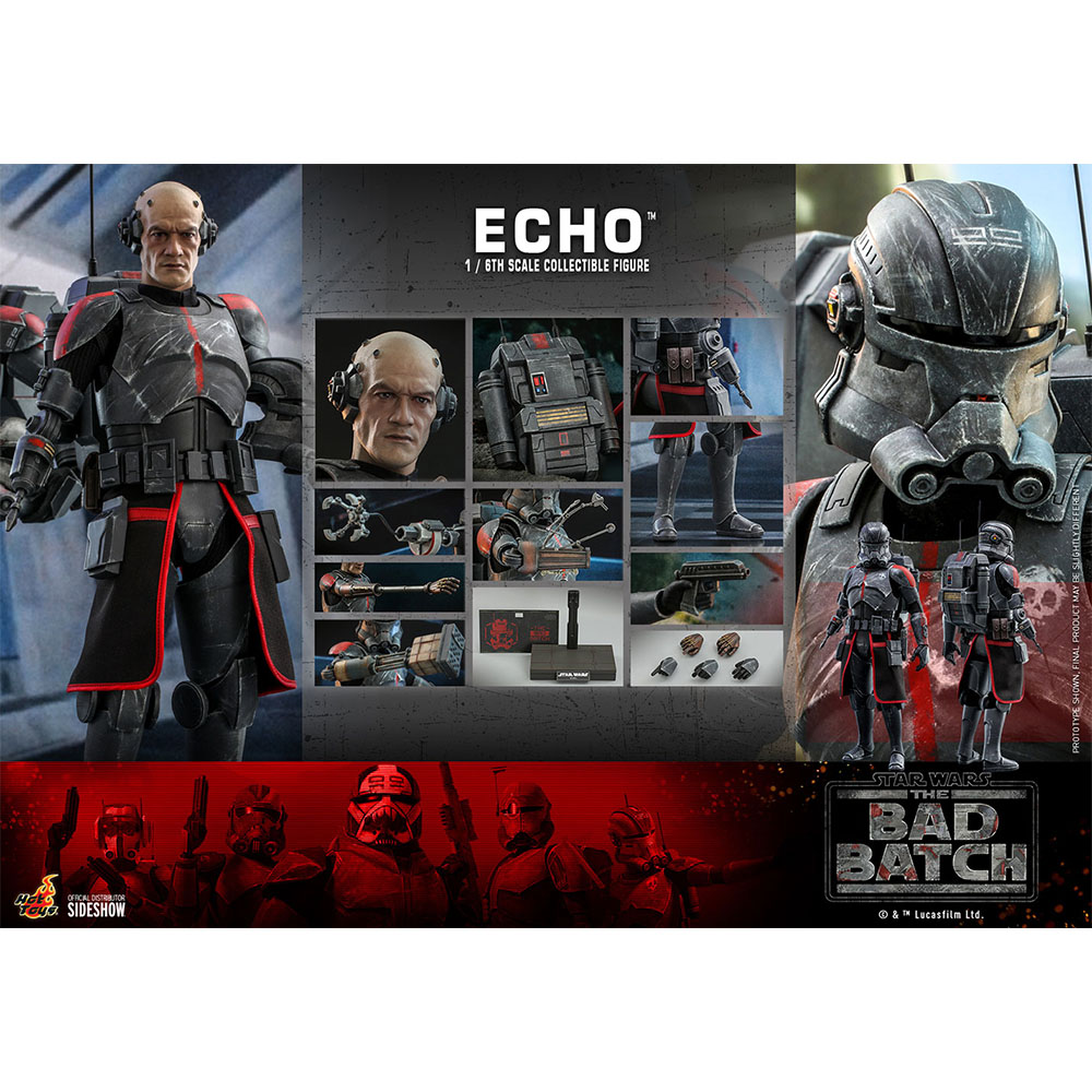 Foto 6 pulgar | Figura Hot Toys 1/6 De Escala Star Wars The Bad Batch: Echo