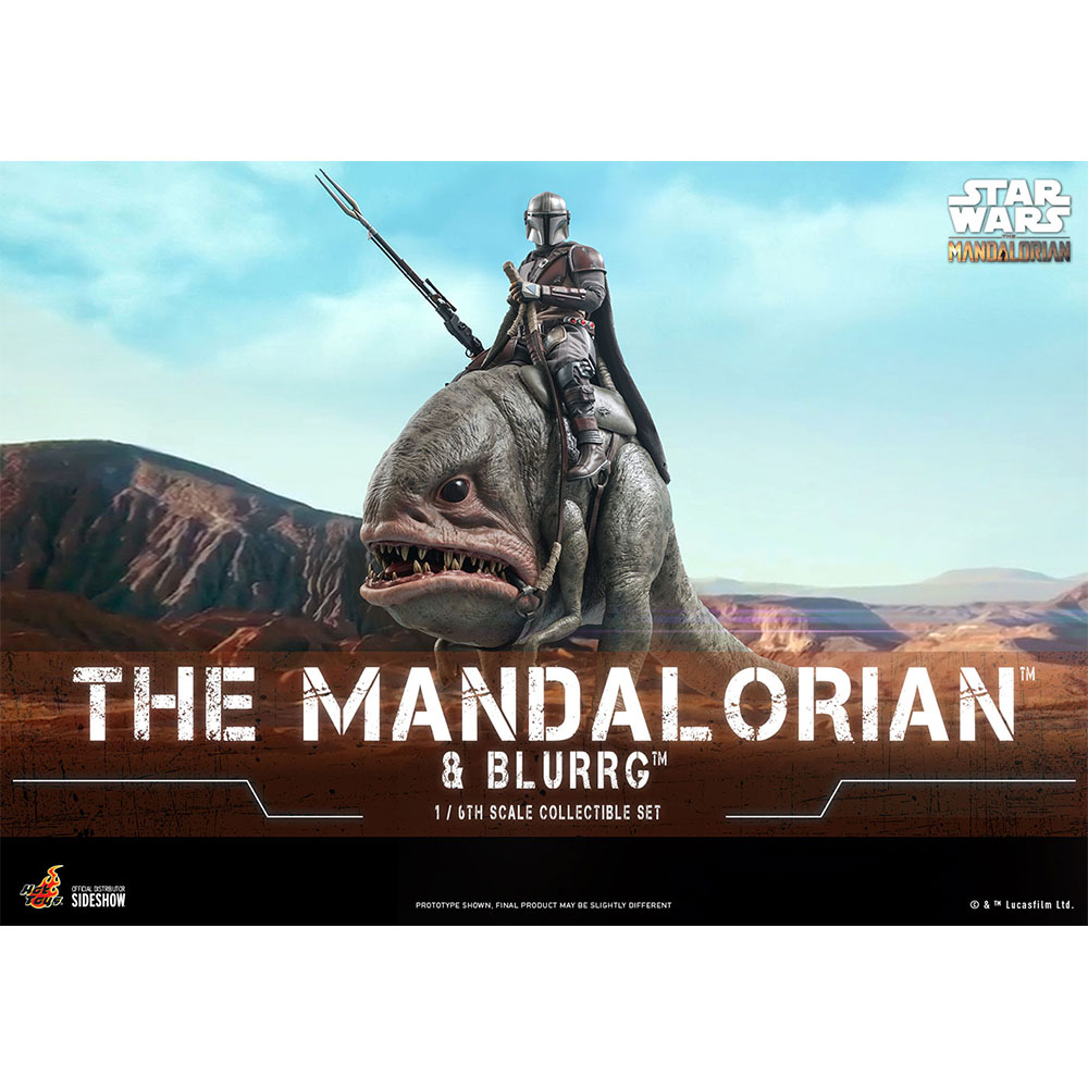 Foto 3 pulgar | Figura Hot Toys 1/6 De Escala Star Wars The Mandalorian: Mandalorian And Blurgg