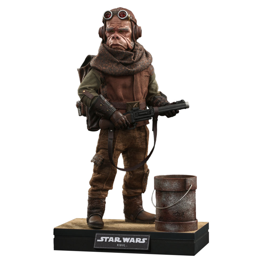 Figura Hot Toys 1/6 De Escala Star Wars The Mandalorian: Kuiil