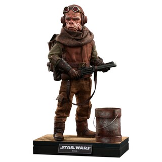 Foto 1 | Figura Hot Toys 1/6 De Escala Star Wars The Mandalorian: Kuiil