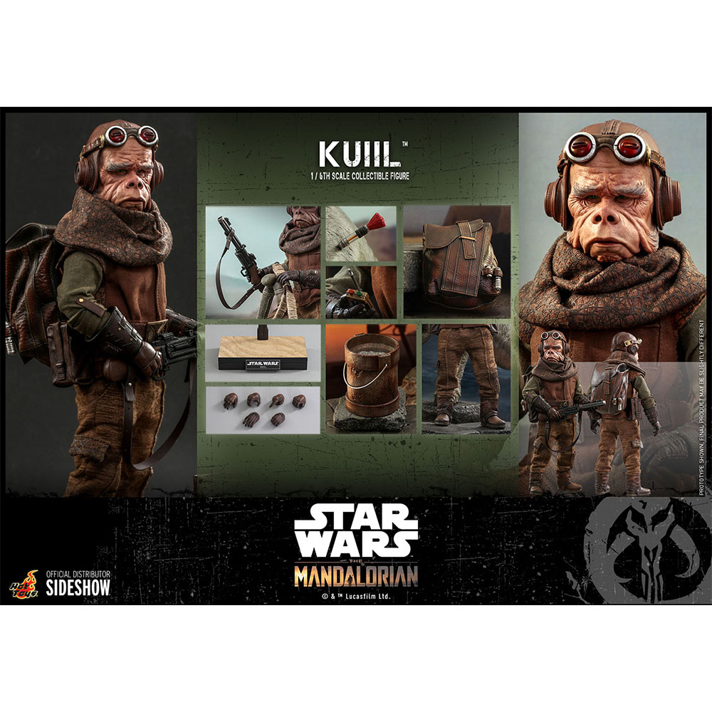 Foto 6 pulgar | Figura Hot Toys 1/6 De Escala Star Wars The Mandalorian: Kuiil