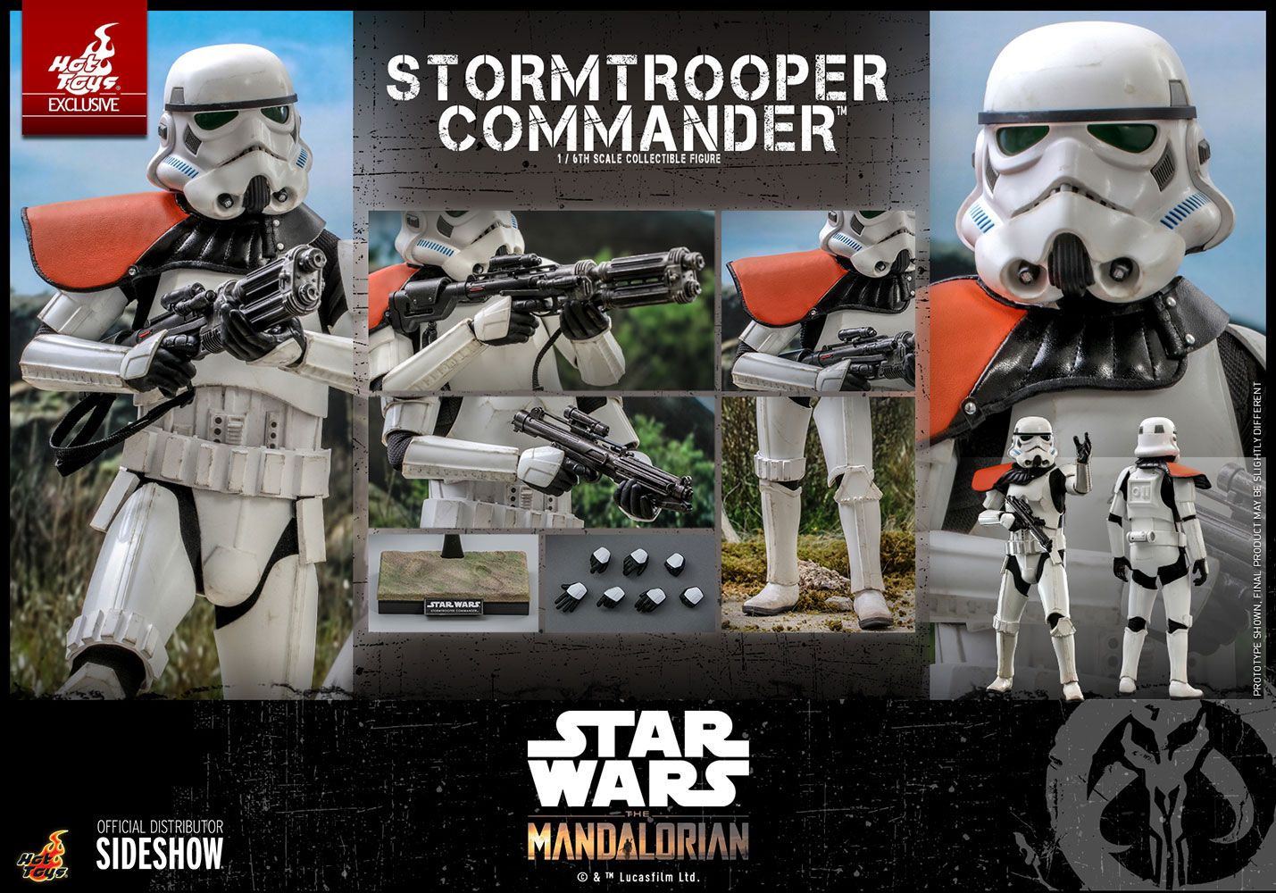 Foto 6 pulgar | Figura Hot Toys 1/6 De Escala Star Wars The Mandalorian: Stormtrooper Commander