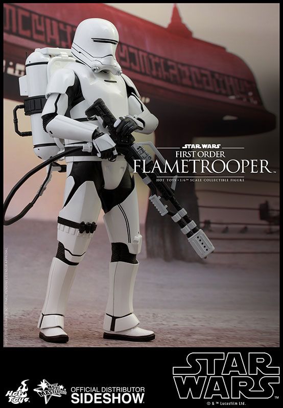 Foto 3 pulgar | Figura Hot Toys 1/6 De Escala Star Wars The Force Awakens: Flametrooper