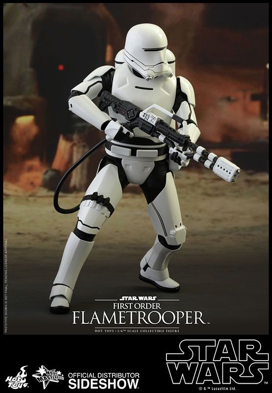 Foto 4 pulgar | Figura Hot Toys 1/6 De Escala Star Wars The Force Awakens: Flametrooper