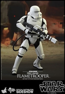 Foto 3 | Figura Hot Toys 1/6 De Escala Star Wars The Force Awakens: Flametrooper