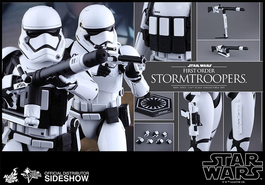 Foto 7 pulgar | Figura Hot Toys 1/6 De Escala Star Wars: First Order Stormtroopers