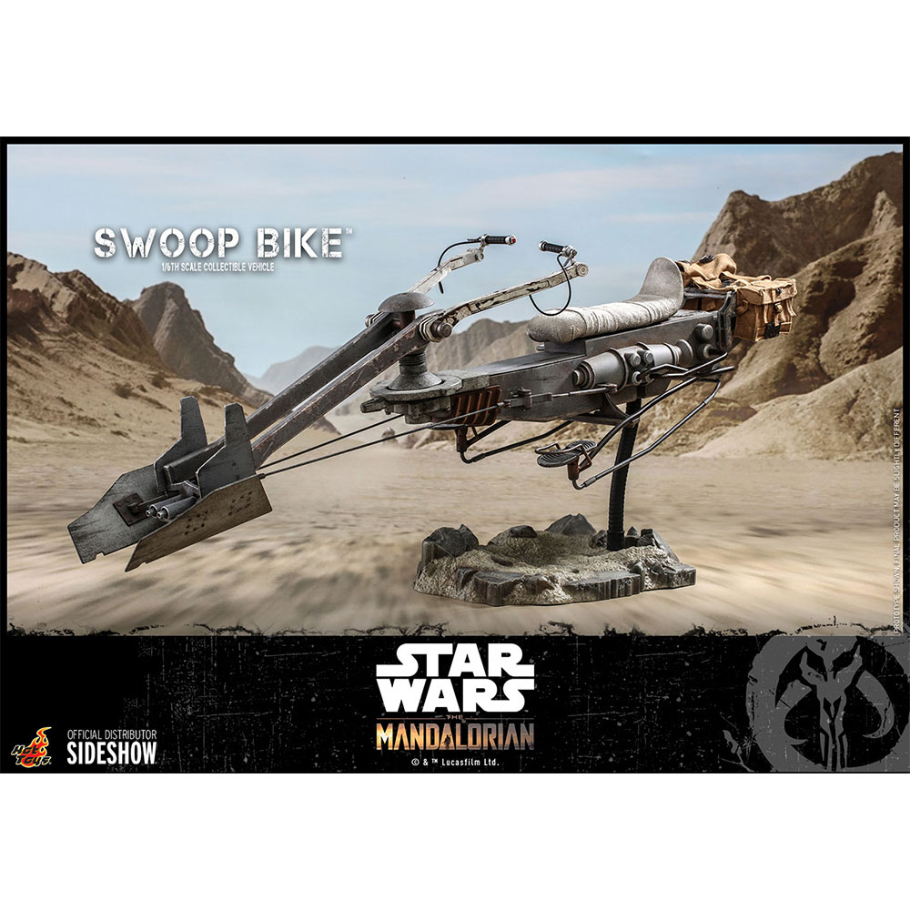 Foto 5 pulgar | Figura Star Wars The Mandalorian: Swoop Bike Hot Toys 1/6 de Escala