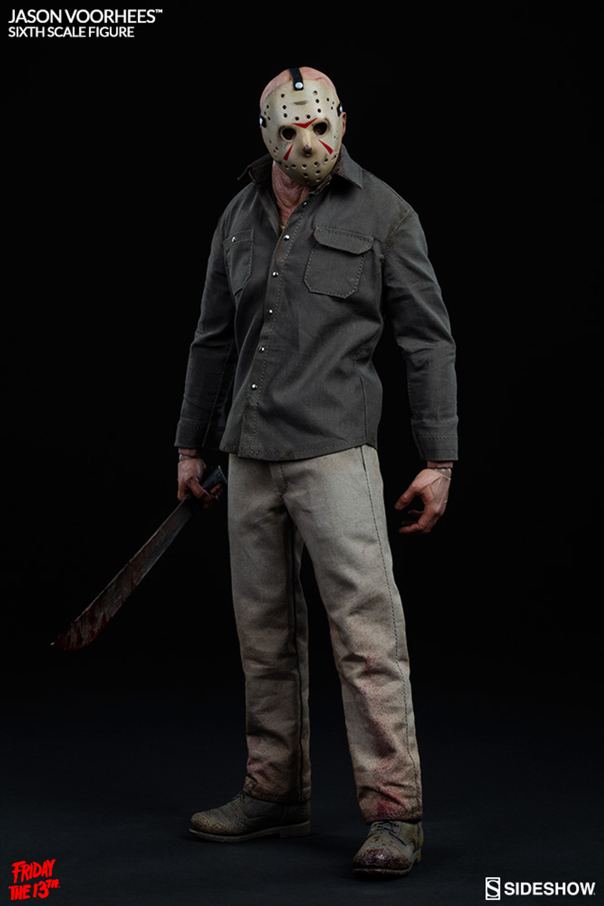 Foto 3 pulgar | Figura Coleccionable Sideshow 1/6 De Escala  Friday The 13th Pt. Iii Jason Voorhees