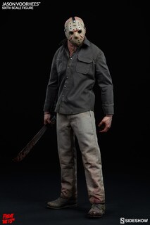 Foto 2 | Figura Coleccionable Sideshow 1/6 De Escala Friday The 13th Pt. Iii Jason Voorhees