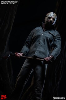 Foto 3 | Figura Coleccionable Sideshow 1/6 De Escala Friday The 13th Pt. Iii Jason Voorhees