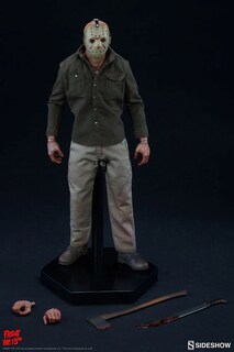 Foto 7 | Figura Coleccionable Sideshow 1/6 De Escala Friday The 13th Pt. Iii Jason Voorhees