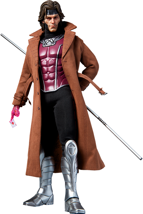 Figura Coleccionable Sideshow 1/6 De Escala Marvel X-men: Gambit Deluxe