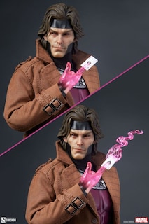 Foto 4 | Figura Coleccionable Sideshow 1/6 De Escala Marvel X-men: Gambit Deluxe