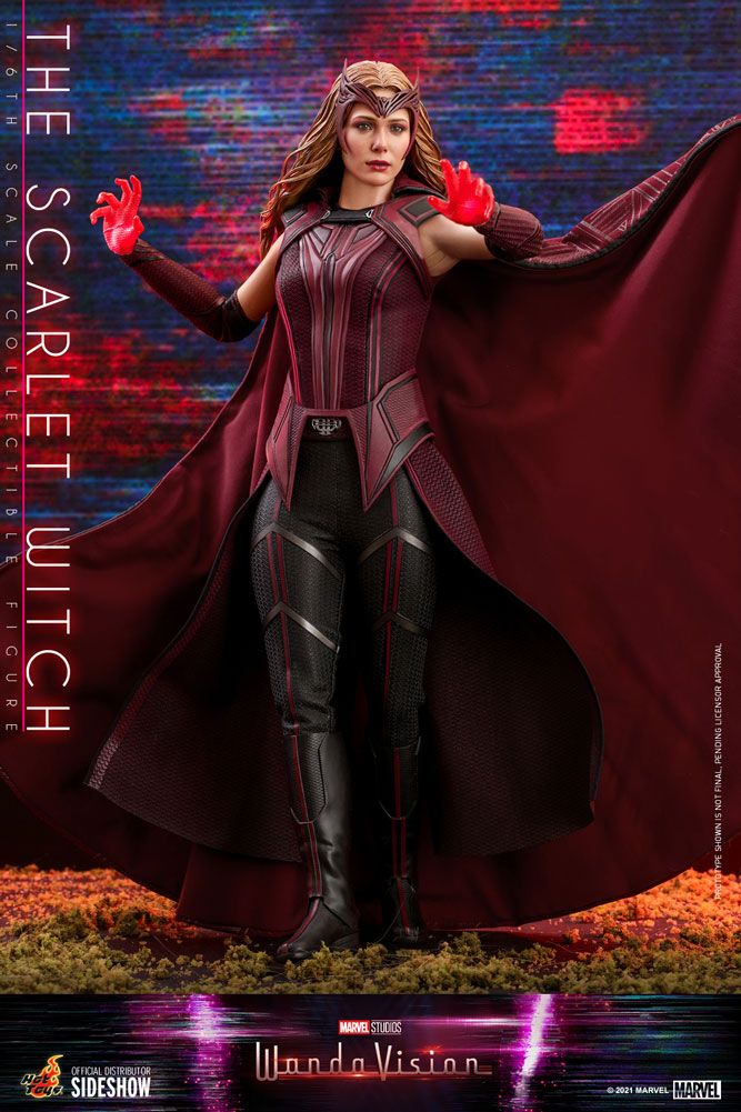 Foto 4 | Figura La Bruja Escarlata Hot Toys Marvel Wandavision