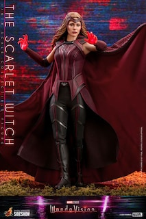 Foto 4 | Figura La Bruja Escarlata Hot Toys Marvel Wandavision