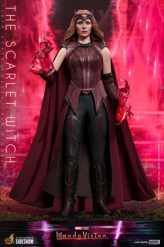 Foto 5 | Figura La Bruja Escarlata Hot Toys Marvel Wandavision