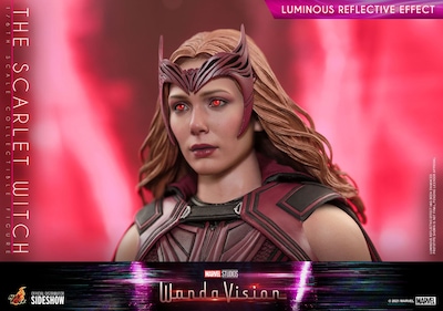 Foto 6 | Figura La Bruja Escarlata Hot Toys Marvel Wandavision