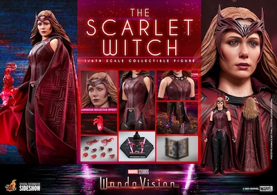 Foto 7 | Figura La Bruja Escarlata Hot Toys Marvel Wandavision