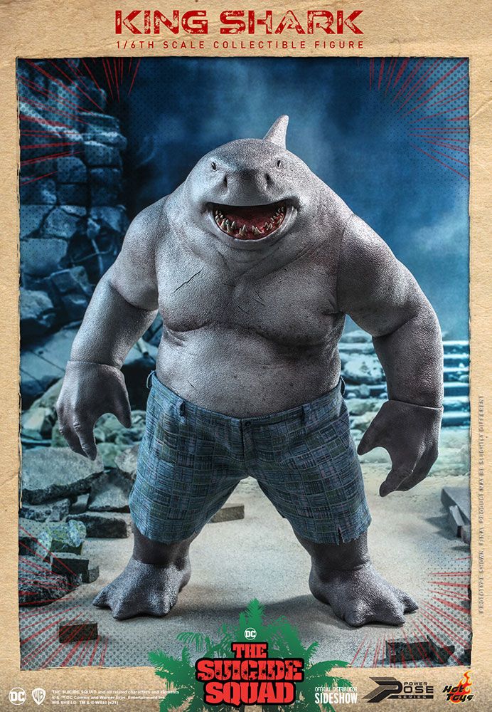 Foto 2 | Figura King Shark Hot Toys The Suicide Squad
