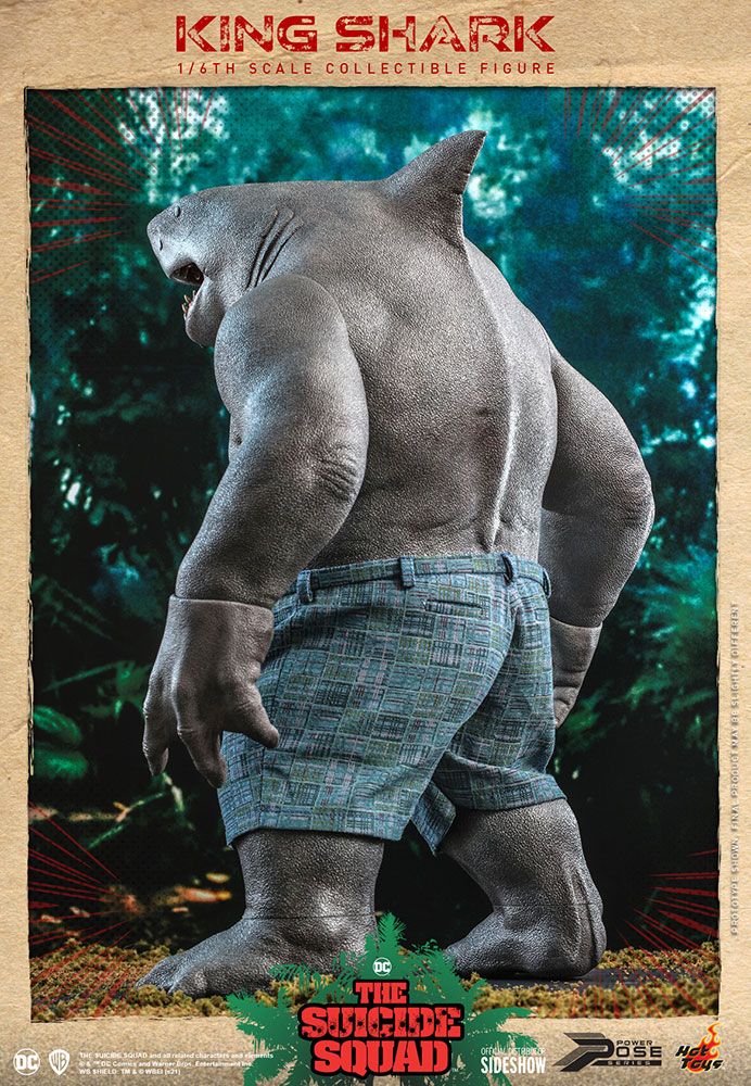 Foto 6 pulgar | Figura King Shark Hot Toys The Suicide Squad