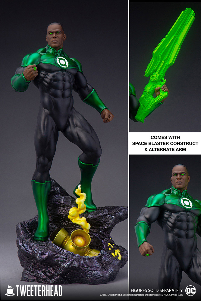 Foto 7 pulgar | Estatua Tweeterhead Maquette 1/6 De Escala Dc Green Lantern