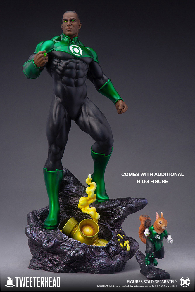 Foto 8 pulgar | Estatua Tweeterhead Maquette 1/6 De Escala Dc Green Lantern