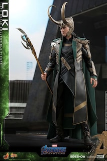 Foto 3 | Figura Hot Toys 1/6 de Escala Marvel Avengers Endgame: Loki